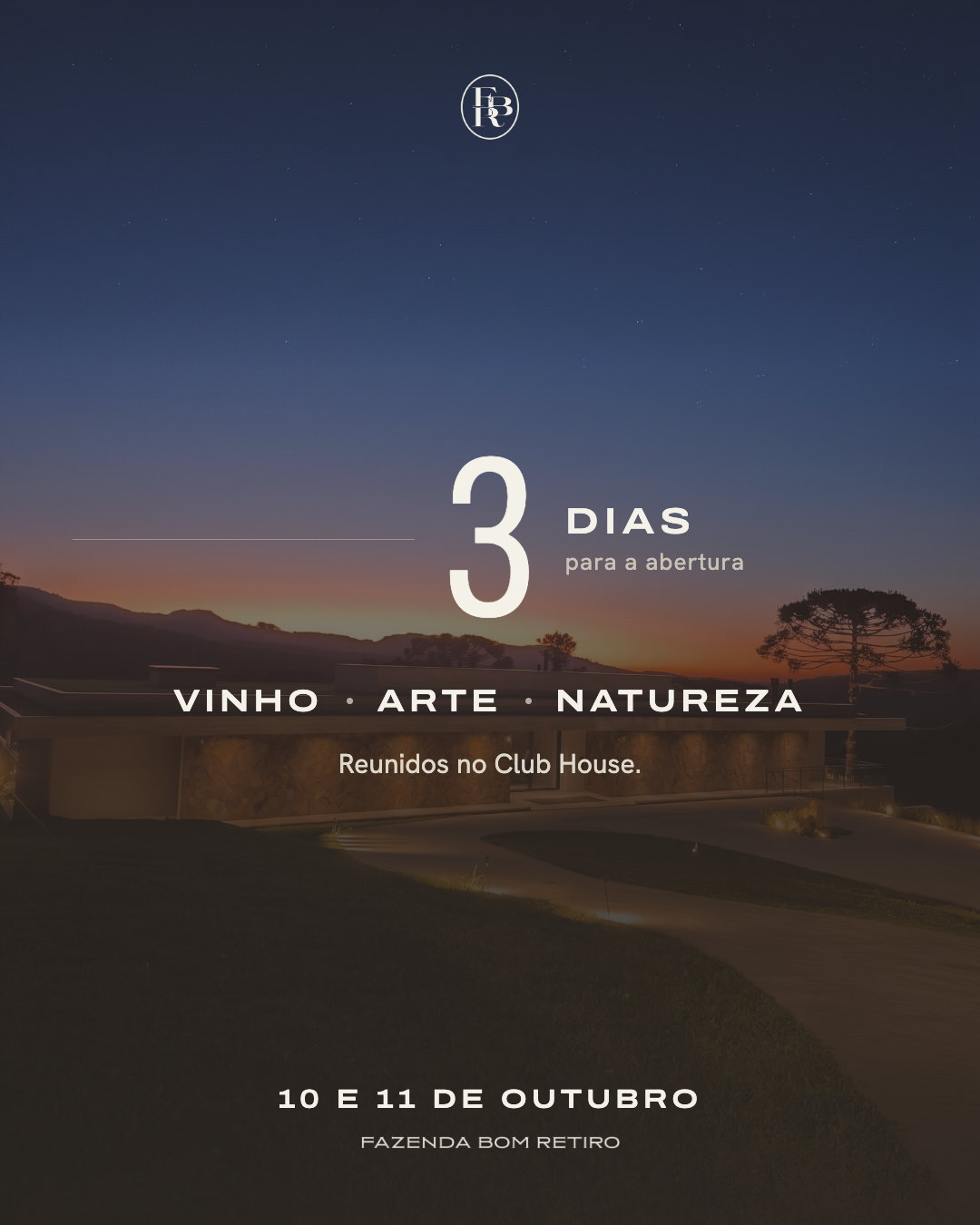 Faltam 3 dias