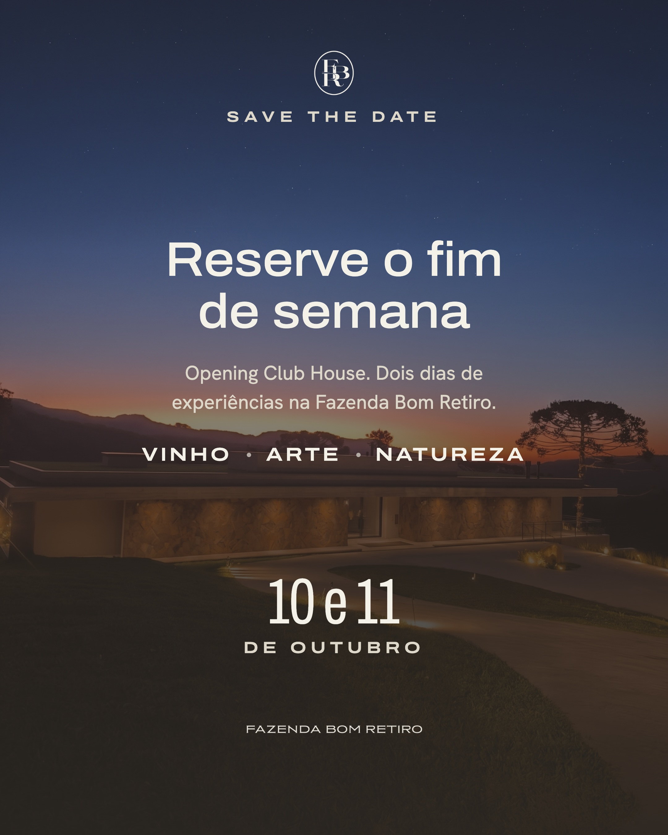 Save the date — Club House